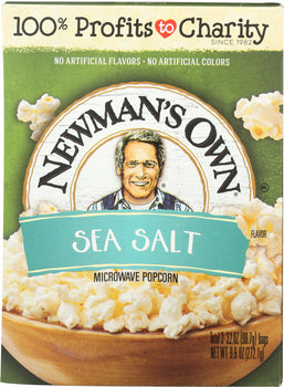 NEWMANS OWN: Popcorn Microwave Regular 10.5 oz