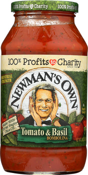 NEWMANS OWN: Tomato & Basil Bombolina Sauce, 24 oz