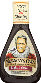 NEWMAN'S OWN: Light Balsamic Vinaigrette, 16 oz