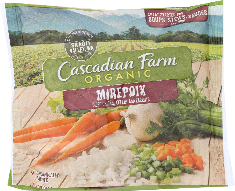 CASCADIAN FARM: Organic Mirepoix Vegetables, 10 oz