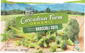 CASCADIAN FARM: Organic Broccoli Cuts, 16 oz