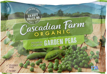 CASCADIAN FARM: Garden Peas, 16 oz