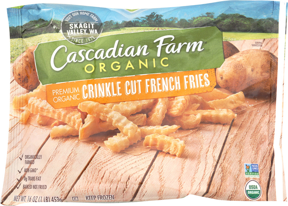 CASCADIAN FARMS: Crinkle Cut French Fries, 16 oz