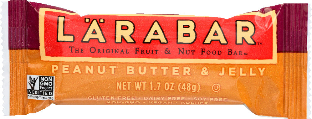 LARABAR: Peanut Butter & Jelly Bar, 1.7 oz