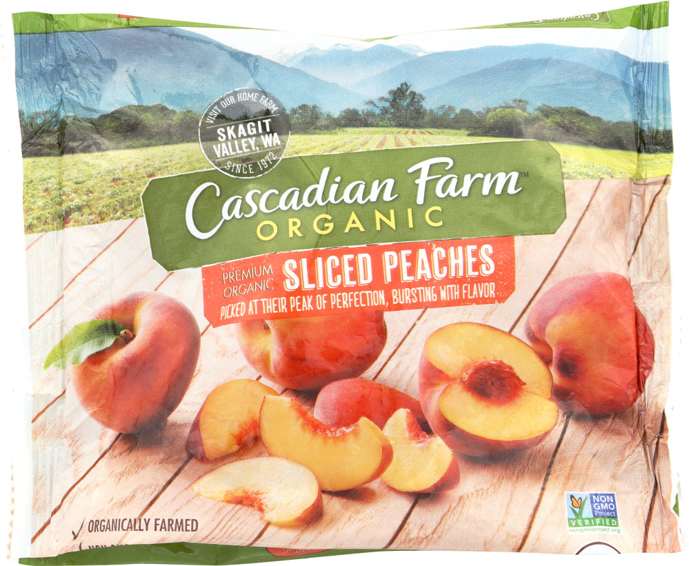 CASCADIAN FARMS: Frozen Sliced Peaches, 10 oz