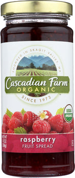 CASCADIAN FARMS: Raspberry Fruit Spread, 10 oz