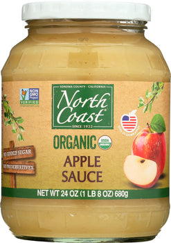 NORTH COAST: Organic Applesauce, 24 oz