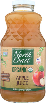 NORTH COAST: Juice Apple Organic, 32 oz