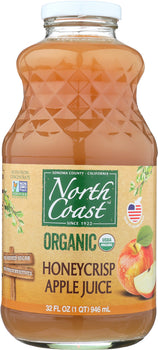 NORTH COAST: Organic Honey Crisp Apple Juice, 32 fl oz