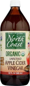 NORTH COAST: Vinegar Apple Cider Organic, 32 fo