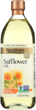 SPECTRUM NATURALS: High Oleic Refined Safflower, 32 oz