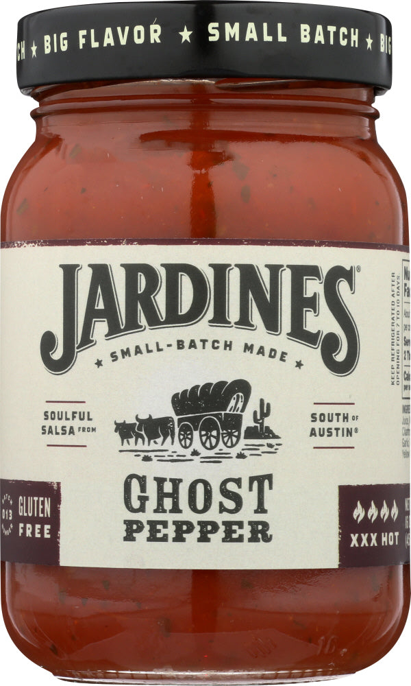 JARDINES: Ghost Pepper Salsa, 16 oz