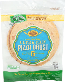 GOLDEN HOME: 100% Whole Grain Ultra Thin Pizza Crust 7-Inch, 8.75 oz