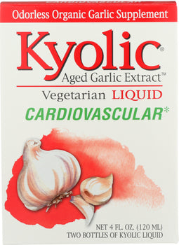 KYOLIC: Aged Garlic Extract Cardiovascular Liquid Vegetarian, 4 oz