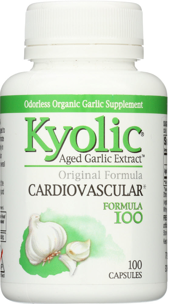 KYOLIC: Aged Garlic Extract Cardiovascular Original Formula 100, 100 Capsules