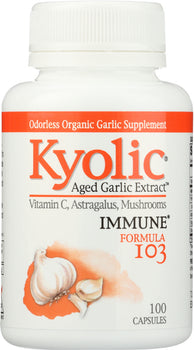 KYOLIC: Aged Garlic Extract Immune Formula 103, 100 Capsules