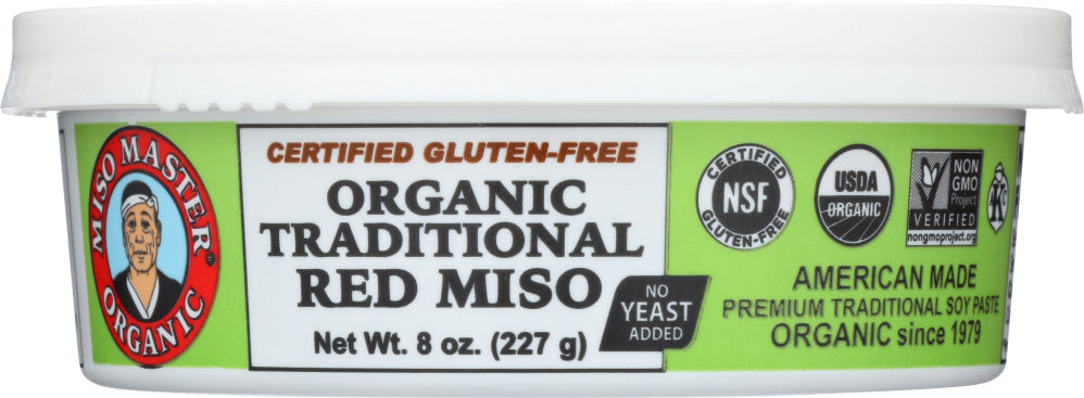 MISO MASTER: Premium Red Miso Organic, 8 oz