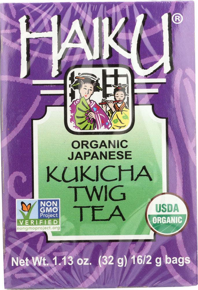 HAIKU: Organic Japanese Kukicha Twig Tea, 16 bg