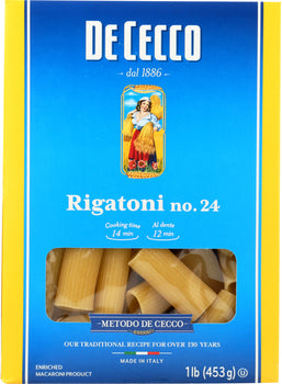 DE CECCO: Pasta Rigatoni, 16 oz