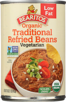 LITTLE BEAR: Refried Beans Original, 16 oz