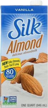 Silk PureAlmond Unsweetened Original Almondmilk, 32 oz