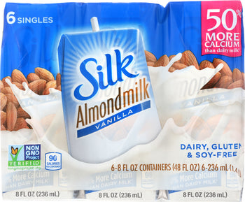 SILK: Vanilla Almond Milk 6 count, 48 oz