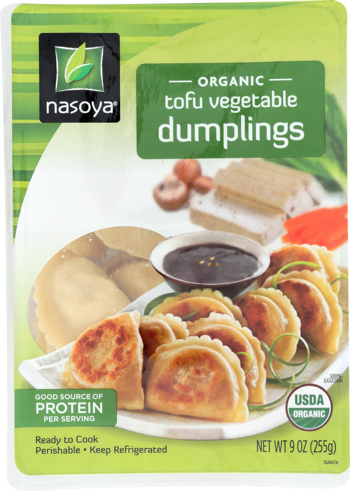 NASOYA: Organic Tofu Vegetable Dumplings, 9 oz