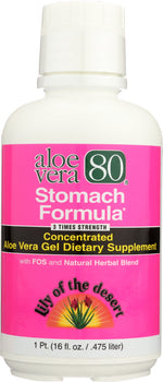 LILY OF THE DESERT: Aloe Vera 80 Stomach Formula, 16 oz