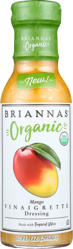 BRIANNAS: Organic Mango Vinaigrette Dressing, 10 oz