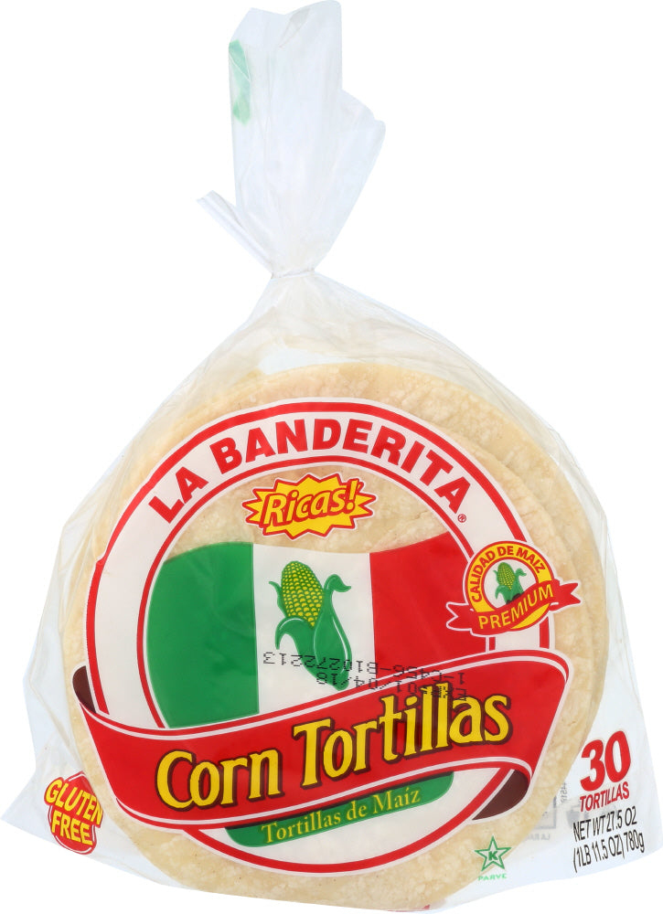 LA BANDERITA: Tortilla Corn 30 ct, 27.5 oz