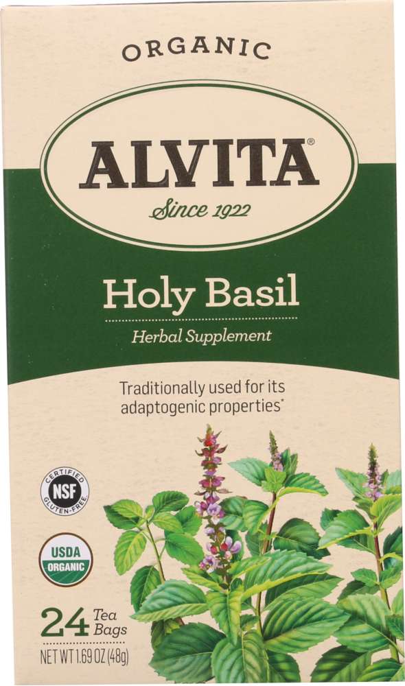 ALVITA: Tea Holy Basil Organic 24 Tea Bags, 1.69 oz