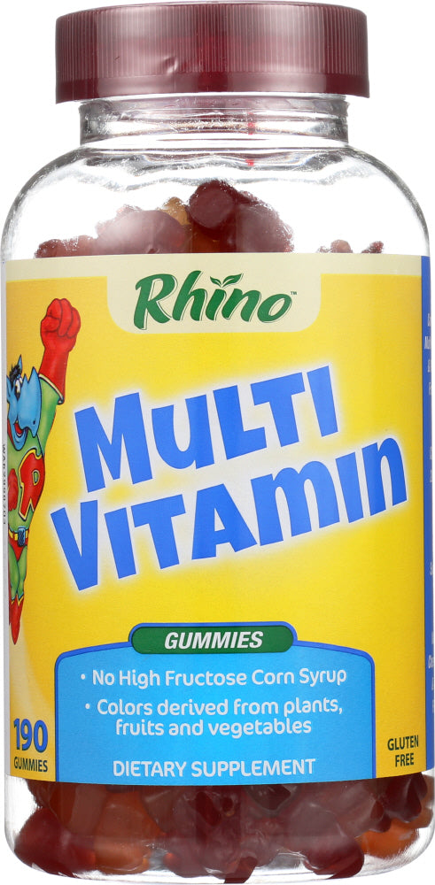 NUTRITION NOW: Rhino Gummy Multi-Vitamin, 190 Gummy Bears