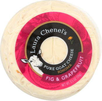 LAURA CHENELS: Fig and Grapefruit Cheese Medallion, 3.50 oz