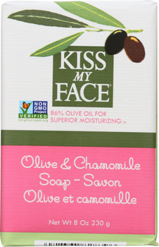 KISS MY FACE: Olive Oil & Chamomile Bar Soap, 8 oz