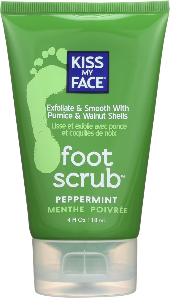 KISS MY FACE: Foot Scrub Peppermint, 4 oz