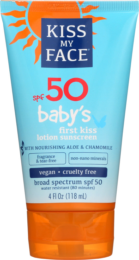 KISS MY FACE: Baby First Kiss Lotion Sunscreen 4 oz