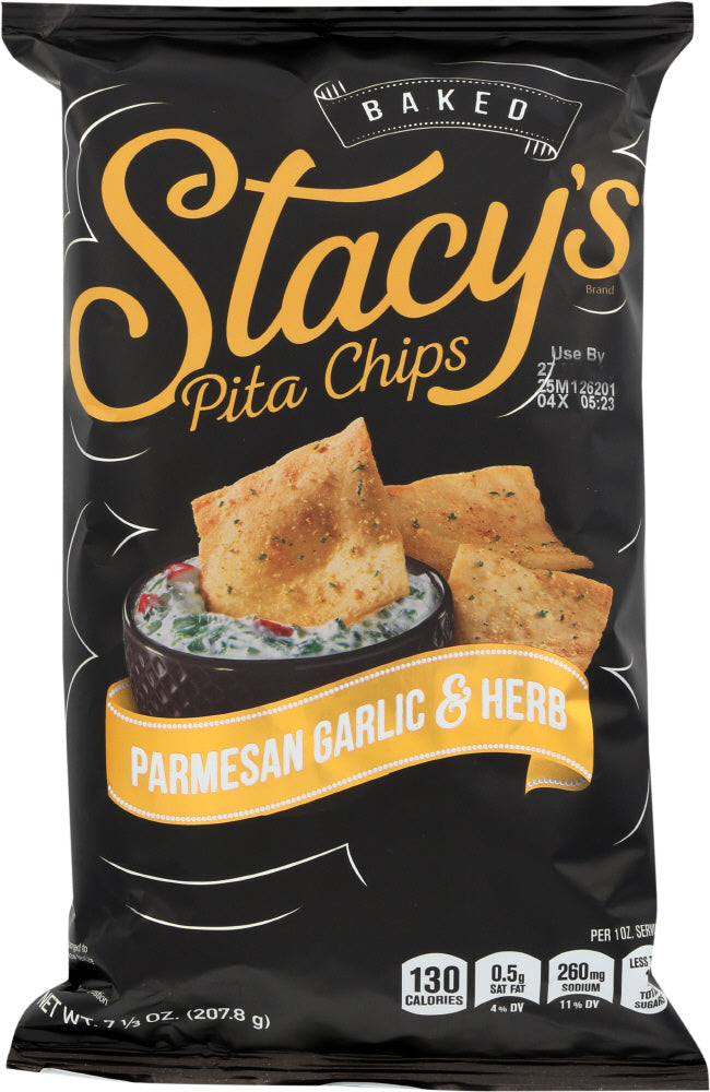 STACY'S: Parmesan Garlic & Herb Pita Chips, 7.33 oz