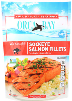 ORCA BAY: Sockeye Salmon Fillets, 10 oz