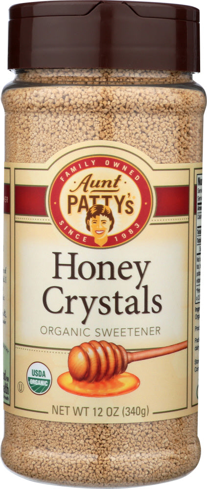 AUNT PATTY: Honey Crystals Organic, 12 oz