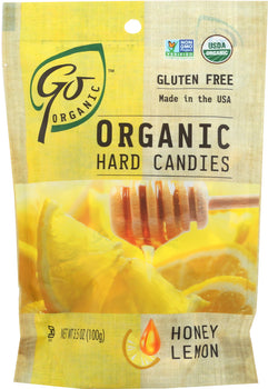 GO ORGANIC: Candy Honey Lemon Organic, 3.5 oz