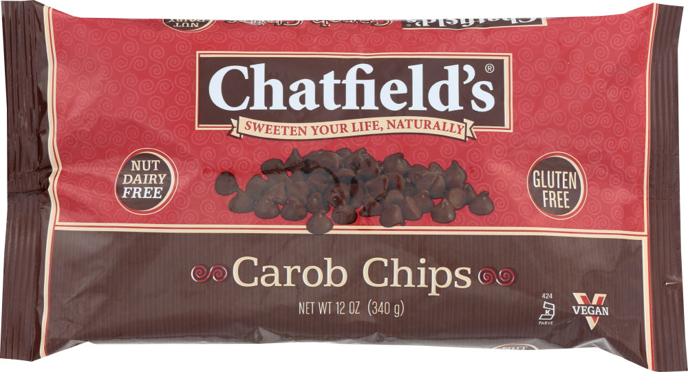 CHATFIELDS: Gluten Free Carob Chips, 12 oz