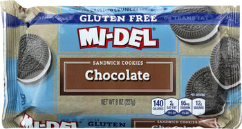 MIDEL: Cookies Sandwich Chocolate Gluten Free, 8 oz