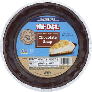 MI-DEL: Chocolate Snap Pie Crust, 7.1 oz