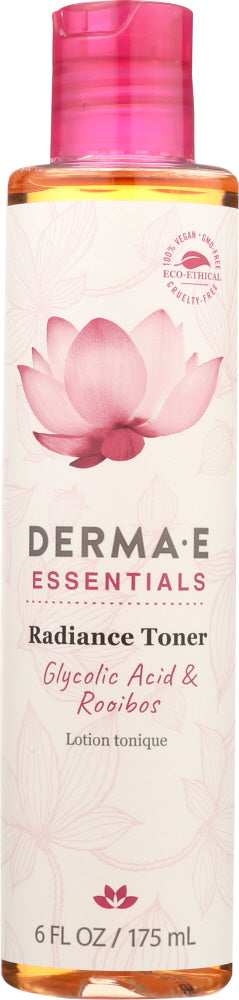 DERMA E: Essentials Radiance Toner, 6 oz