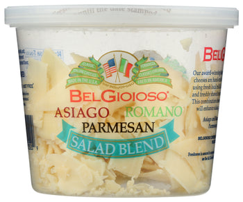 BELGIOIOSO: Salad Blend Freshly Shaved Cheese, 5 oz