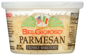 BELGIOIOSO: Shredded Parmesan Cheese Cup, 5 oz