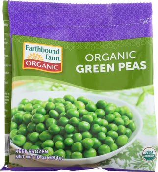 EARTHBOUND FARM: Organic Green Peas, 10 Oz