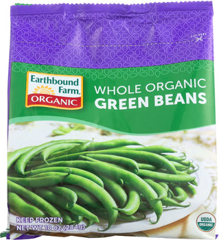 EARTHBOUND FARM: Frozen Organic Whole Green Beans, 10 oz