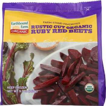 EARTHBOUND FARM: Organic Rustic Cut Ruby Red Beets, 9.5 oz