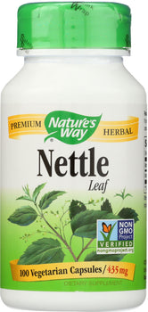 NATURES WAY: Nettle Leaf 435 mg, 100 Veg Capsules